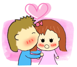 Couple Sticker(for use by men) sticker #4102640