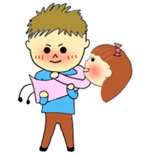 Couple Sticker(for use by men) sticker #4102653