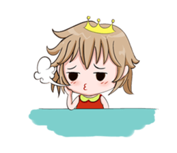 Little Princess in Wonderland sticker #4102965