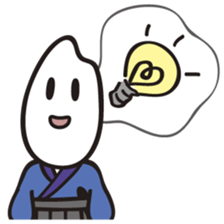 I'm Samurice. kawaii samurai and rice! sticker #4103011