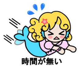 Work of the mermaid sticker #4103366