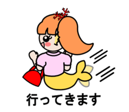 Work of the mermaid sticker #4103372