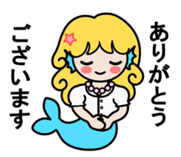 Work of the mermaid sticker #4103374