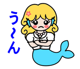 Work of the mermaid sticker #4103382