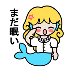 Work of the mermaid sticker #4103399