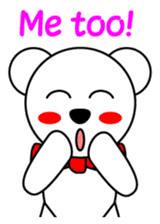 Contact for polar bear Pero-chan Sticker sticker #4103735