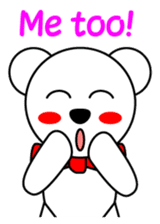 Contact for polar bear Pero-chan Sticker sticker #4103735