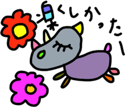 colorful happy sticker #4104907