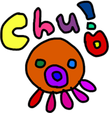 colorful happy sticker #4104916