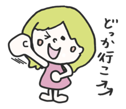 TOYAMA GIRL no.2 sticker #4105103