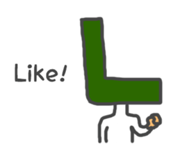 Alphabets speak English sticker #4105211