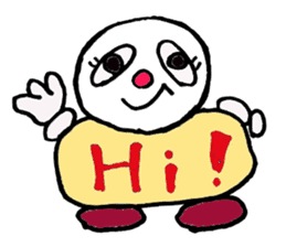 Funny happy man sticker #4106121