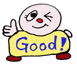 Funny happy man sticker #4106123