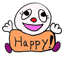 Funny happy man sticker #4106126