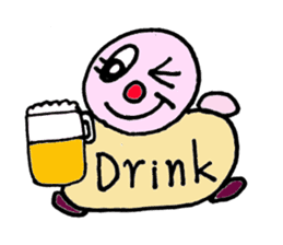 Funny happy man sticker #4106127