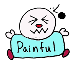 Funny happy man sticker #4106129