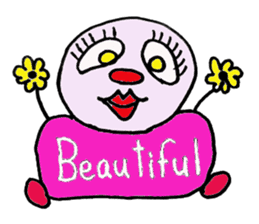 Funny happy man sticker #4106132