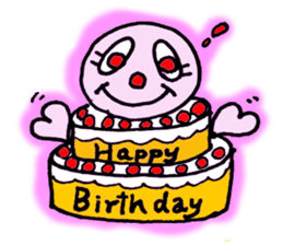 Funny happy man sticker #4106140