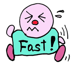 Funny happy man sticker #4106141