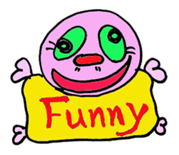 Funny happy man sticker #4106142