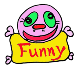 Funny happy man sticker #4106142