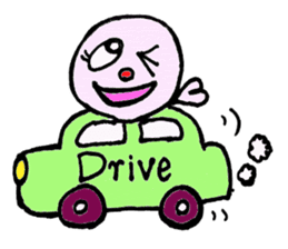 Funny happy man sticker #4106152