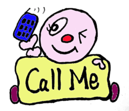 Funny happy man sticker #4106153