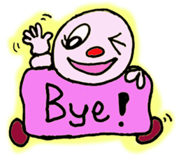 Funny happy man sticker #4106154