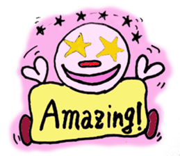 Funny happy man sticker #4106157