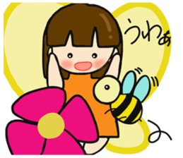 Cute sprite of a butterfly sticker #4106204