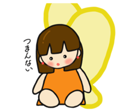 Cute sprite of a butterfly sticker #4106207