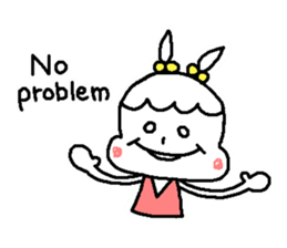 Girl of the rabbit sticker #4106358