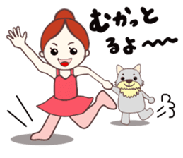 Ballerina of MO-chan  Hiroshima valve sticker #4106472