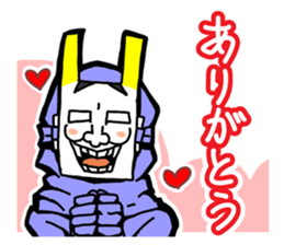 Noh mask hero "Hannya-Man" sticker #4106644