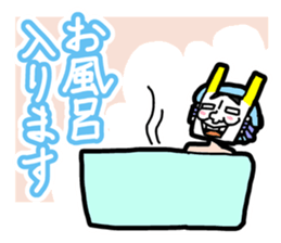 Noh mask hero "Hannya-Man" sticker #4106659