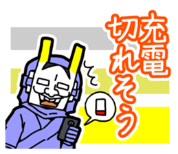 Noh mask hero "Hannya-Man" sticker #4106663