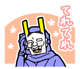 Noh mask hero "Hannya-Man" sticker #4106675
