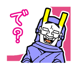 Noh mask hero "Hannya-Man" sticker #4106678