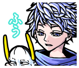 Noh mask hero "Hannya-Man" sticker #4106679