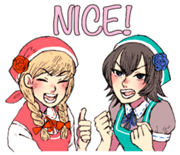 Red Rose&Blue Rose sticker #4106840