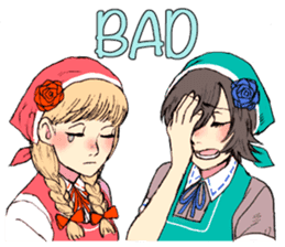 Red Rose&Blue Rose sticker #4106841