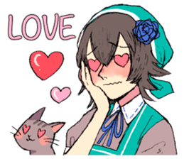 Red Rose&Blue Rose sticker #4106850