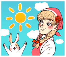 Red Rose&Blue Rose sticker #4106876