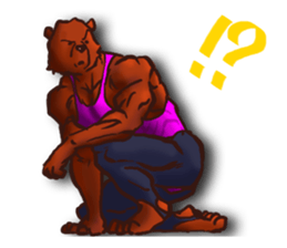 KUMAcho sticker #4106928