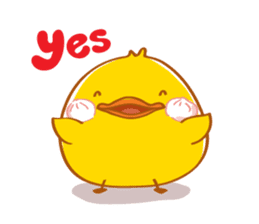 PEDPAO, The happiness duck 2 sticker #4107200