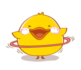 PEDPAO, The happiness duck 2 sticker #4107208