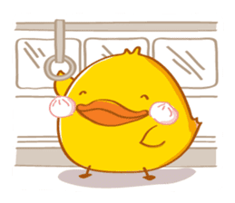 PEDPAO, The happiness duck 2 sticker #4107220