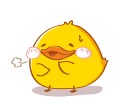 PEDPAO, The happiness duck 2 sticker #4107230
