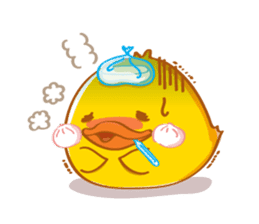 PEDPAO, The happiness duck 2 sticker #4107231