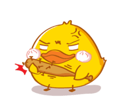 PEDPAO, The happiness duck 2 sticker #4107233